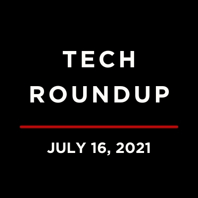 Tech Roundup Logo with July 16, 2021